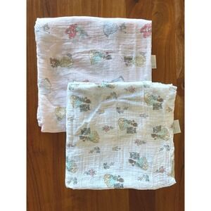 Aden + Anais Disney Princess Muslin Swaddle Blankets 2 Pack Tiana Ariel Belle